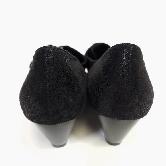 Soft Style Hush Puppies Shoe Size 9.5 Black Heel - Picture 4 of 9